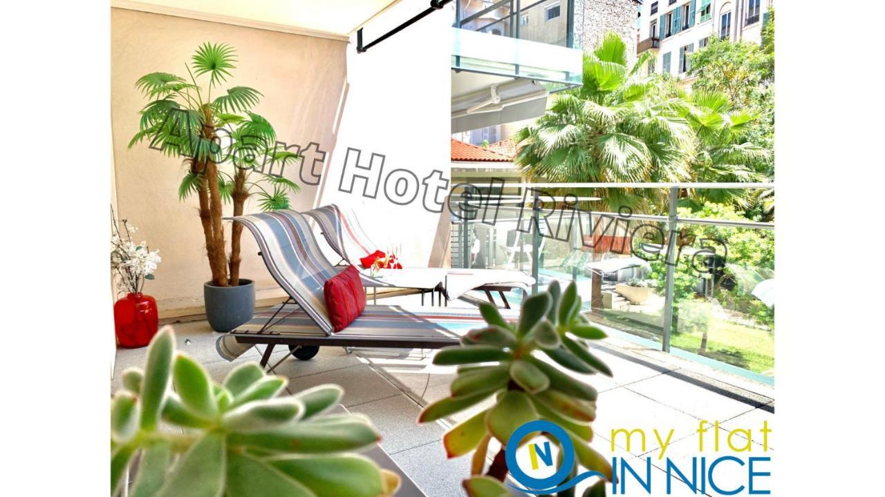 Aparthotel Riviera - Coeur Nice - Grand Superieur Studio Ac - Incroyable Terrasse - Garden View - Terrasse Jardin Pastorelli 1 Экстерьер фото